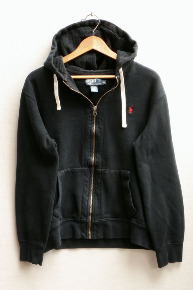 Polo ralph outlet lauren waffle hoodie