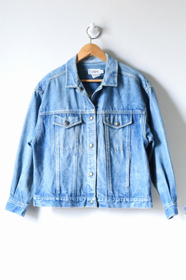 Vintage 90s Calvin Klein Faded Denim Jacket Urban Outfitters