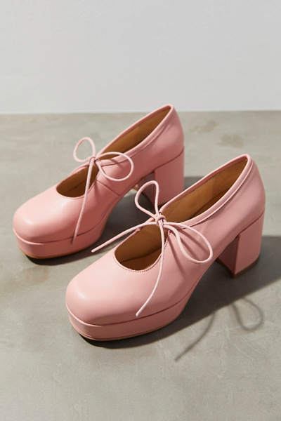 platform mary janes leather