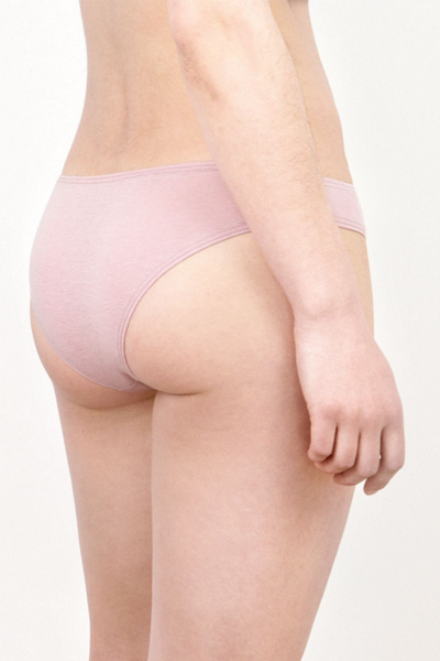 Oddobody Organic Cotton Tanga Brief In Mauve, Women's At Urban Outfitters