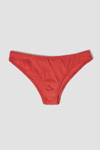 Oddobody Organic Cotton Tanga Brief In Clay, Women's At Urban Outfitters