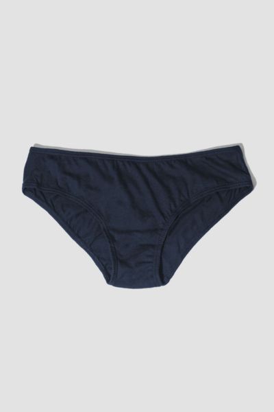 Oddobody Organic Cotton Brief In Lapis, Women's At Urban Outfitters