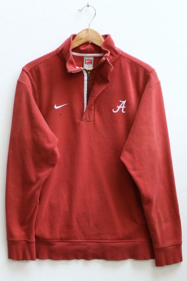 Vintage Nike University of Alabama Team Quarter Zip Sweatshirt