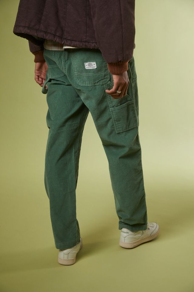 【2plan】Tex double cargo strap corduroy pants dark-olive-corduroy-cargo-pant