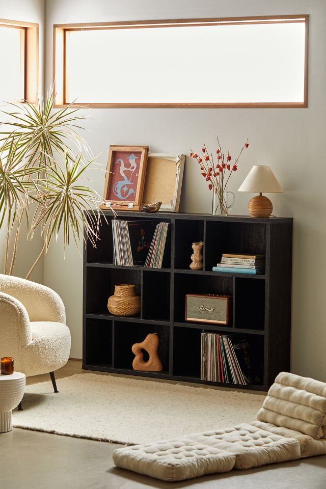 Raven Oak Modular Cube Storage Display Bookshelf