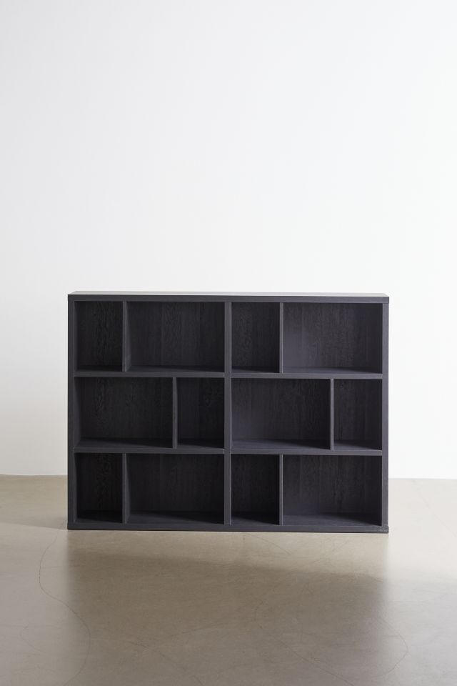 Sindoori Mango Modular Cubby Bookshelf with Varied Shelves