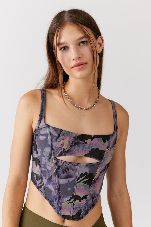 Urban Outfitters Corset Top Purple Size M - $42 - From Jess