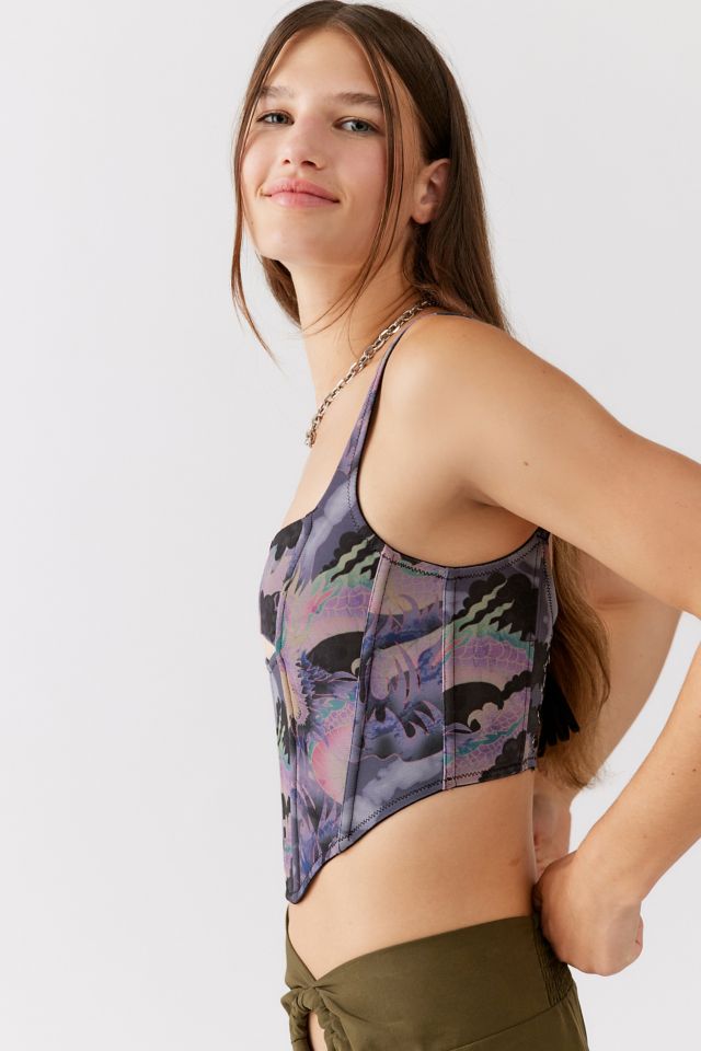 Urban Outfitters Out From Under Corey Mesh Corset