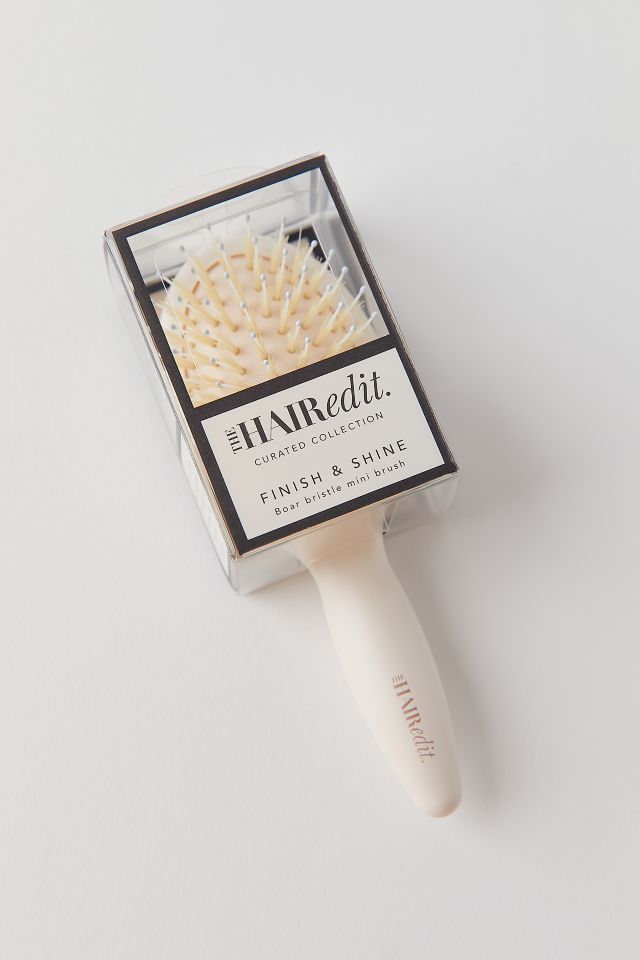 The Hair Edit Finish & Shine Boar Bristle Mini Brush