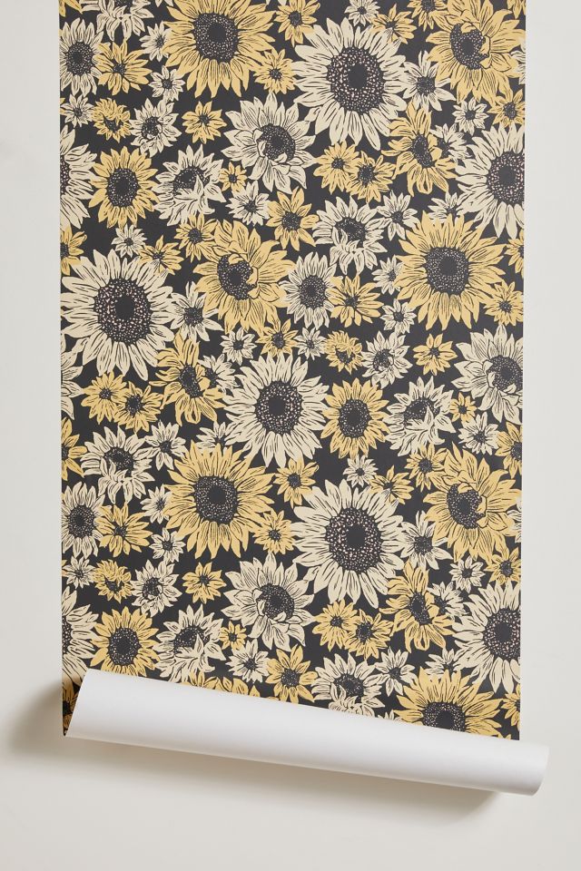 Sunflower Removable Wallpaper #1