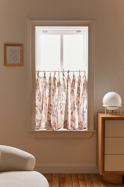 Printed Café Curtain - Set Of 2