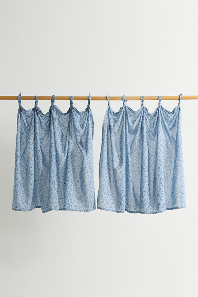 Printed Café Curtain - Set Of 2