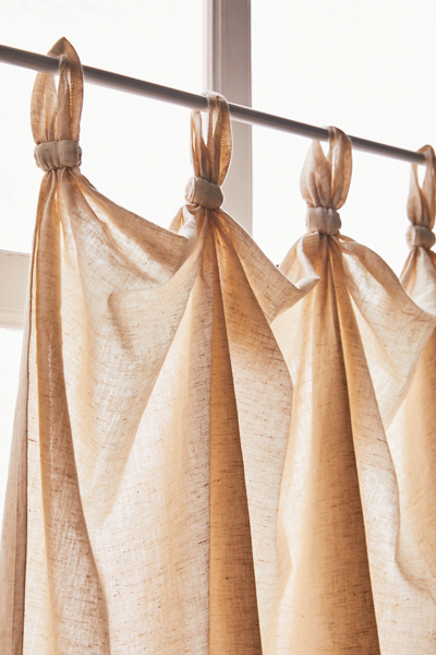 Solid Café Curtain Set - Thumbnail 2