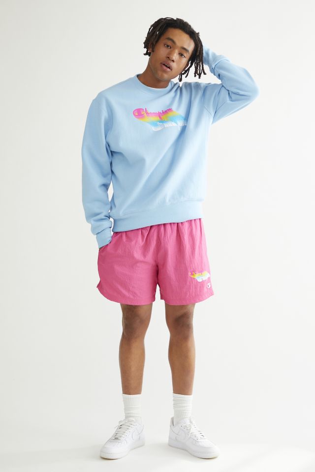 Champion pop colors discount crew neck sweatshirt