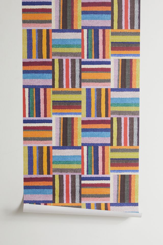 Cleo Stripe Removable Wallpaper #1