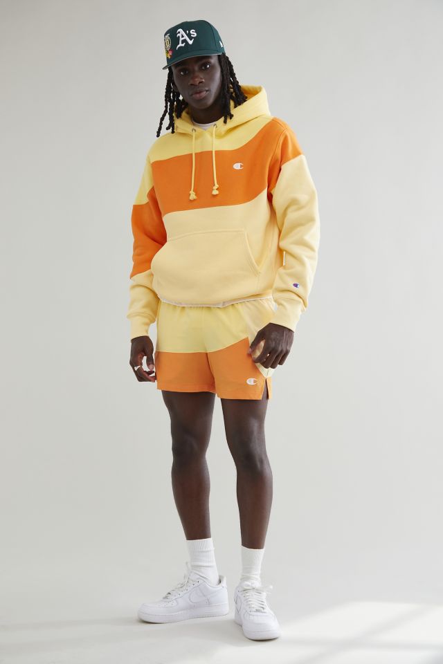 Uo colorblocked hoodie online sweatshirt