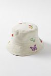 Poppy Embroidered Bucket Hat #2