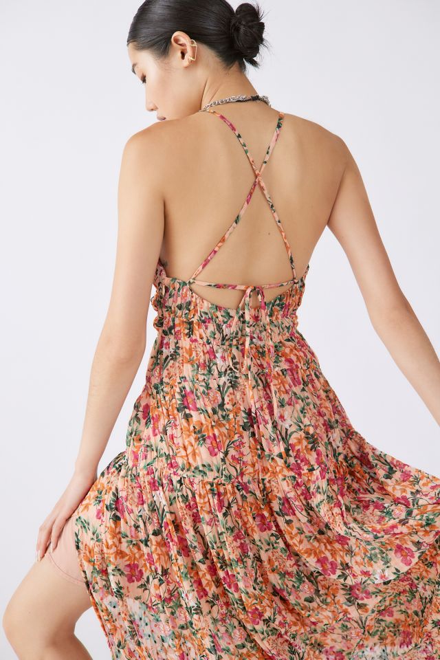 ASTR The Label Tropics Floral Maxi Dress #4
