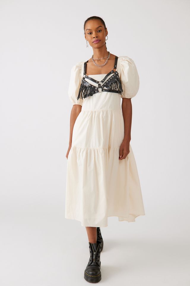 marine layer vintage slub midi dress Marine Layer Vintage Slub Midi Dress- Antique White M