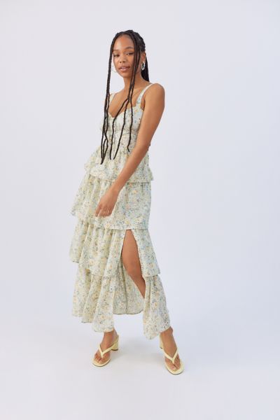 ASTR MIDSUMMER FLORAL MAXI DRESS