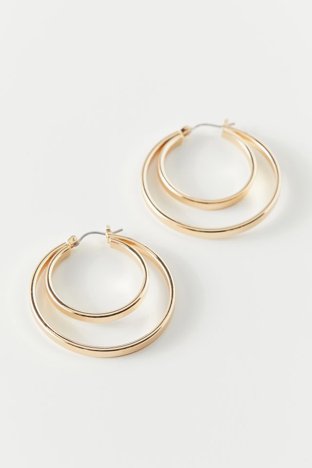Double Hoop Earring Urban Outfitters