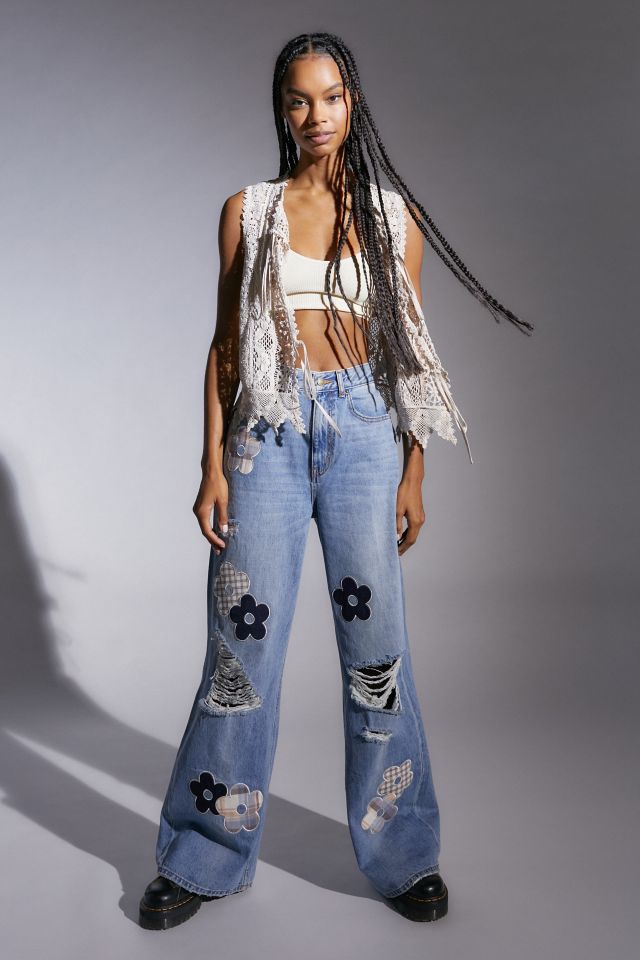 BDG Skater Baggy Jean — Daisy Patch #4