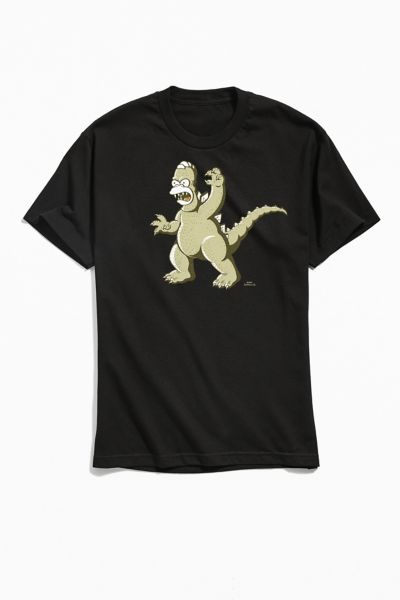 The Simpsons Godzilla Homer Tee | Urban Outfitters