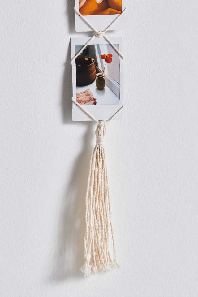 Macrame Instax Photo Holder #3