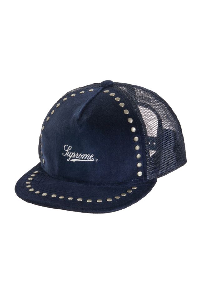 Supreme Studded Velvet Mesh Back 5-Panel