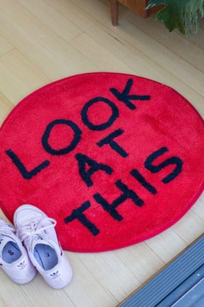 Third Drawer Down Look At This Shaggy Floor Mat X David Shrigley