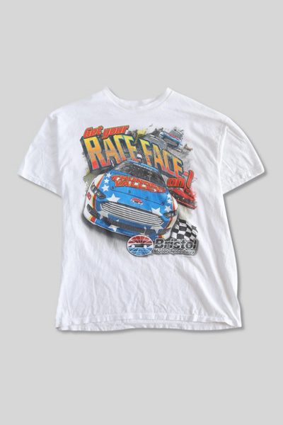 Vintage Rhinestone Get Your Race Face On! Racing Tee | Urban Outfitters