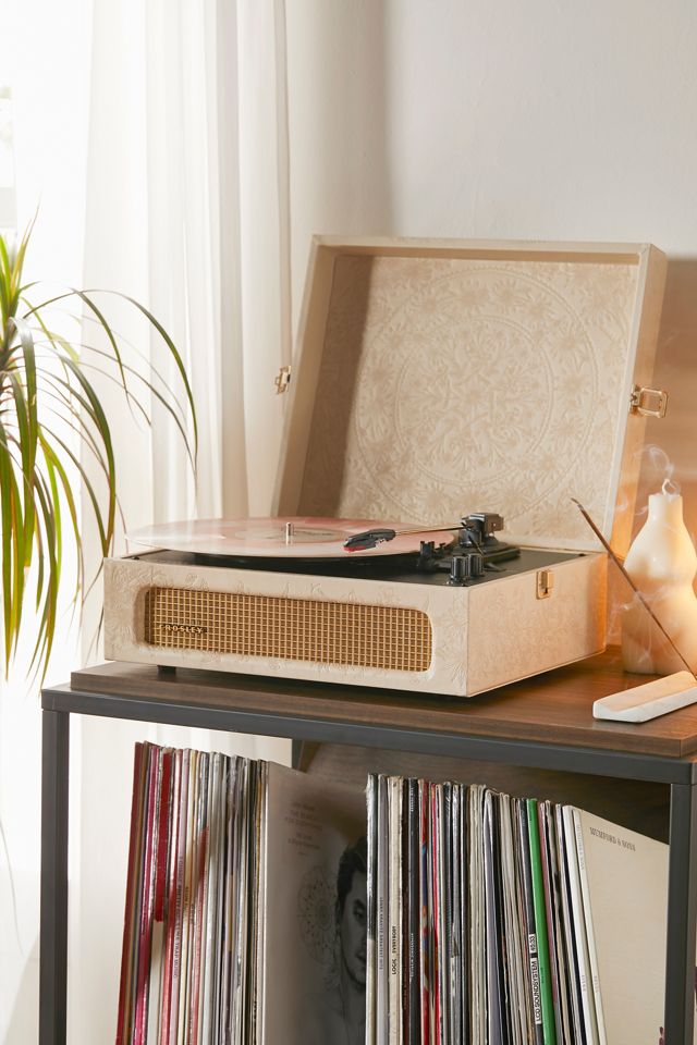 urbanoutfitters.com | Crosley UO Exclusive Debossed Clara Floral Voyager Record Player