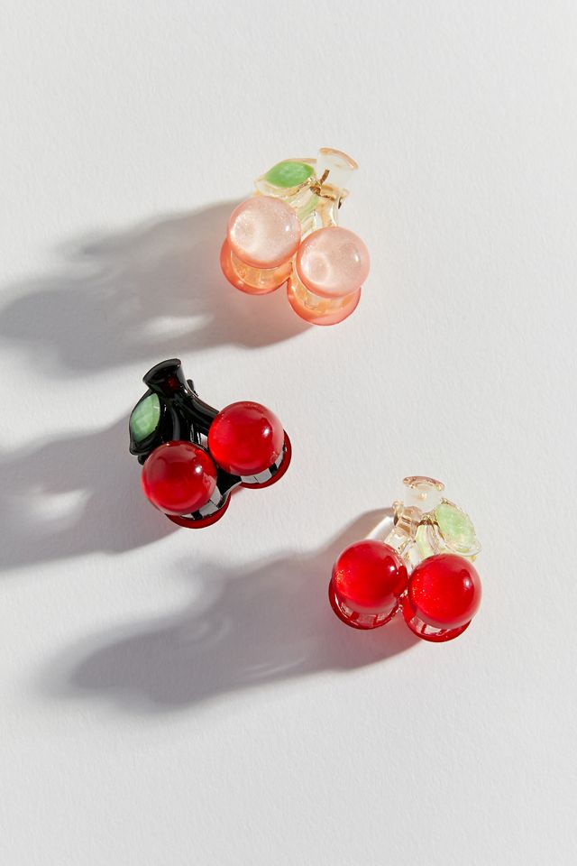 Mini Cherry Claw Clip Set Urban Outfitters