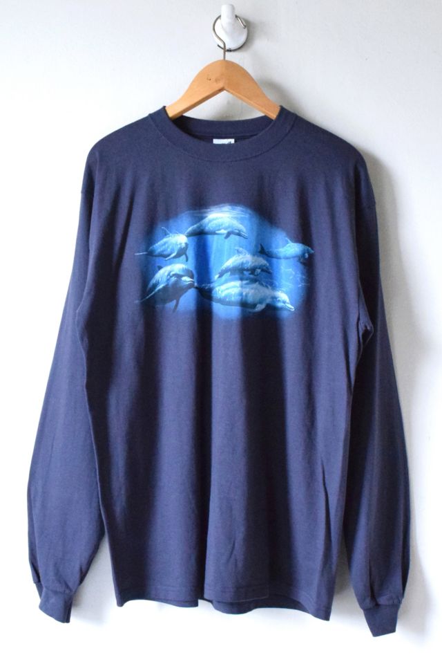 Vintage 90s Dolphins Long Sleeve T-Shirt