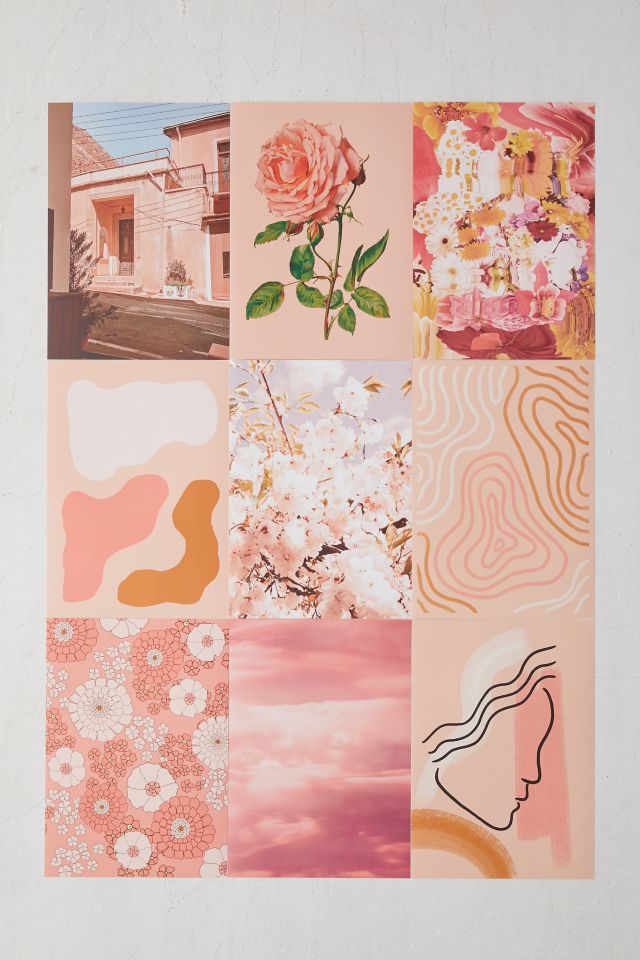 cai & jo Dusty Pink Collage Kit #1