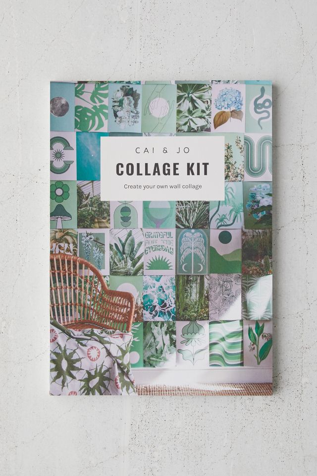 cai & jo Pastel Green Collage Kit #2