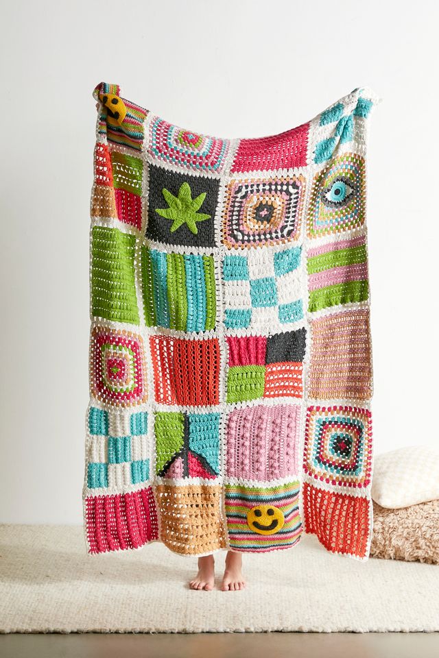 Rexa Crochet Throw Blanket