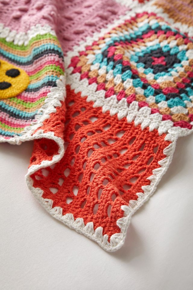 Rexa Crochet Throw Blanket