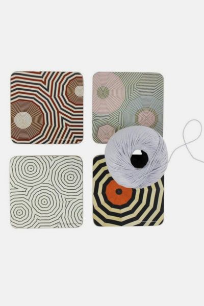 Third Drawer Down Corkboard Coaster Set X Louise Bourgeois