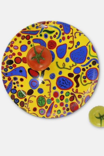 Third Drawer Down Love Was Infinitely Shining Ceramic Plate X Yayoi Kusama In Multi