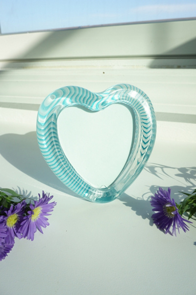 Vintage Glass Heart Picture Frame | Urban Outfitters