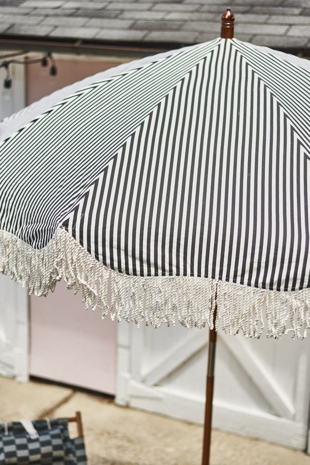 Striped Outdoor Umbrella
