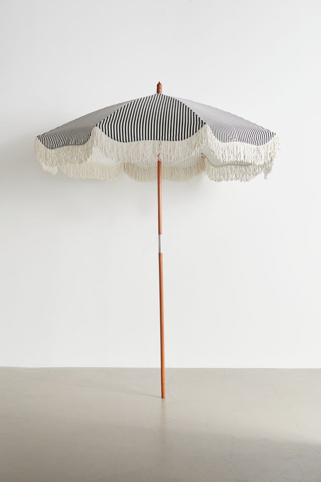 Striped Outdoor Umbrella #1