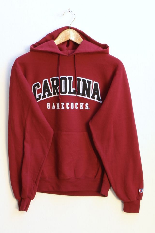 Vintage Champion Carolina Gamecocks Applique Hooded Pullover Sweatshirt Urban Outfitters