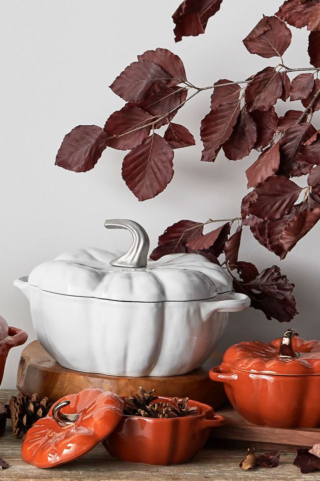 Staub Ceramic 16-oz Petite Pumpkin Cocotte #1