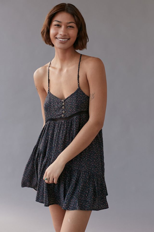uo honey tiered frock mini dress UO Honey Tiered Frock Mini Dress 59.00 | 