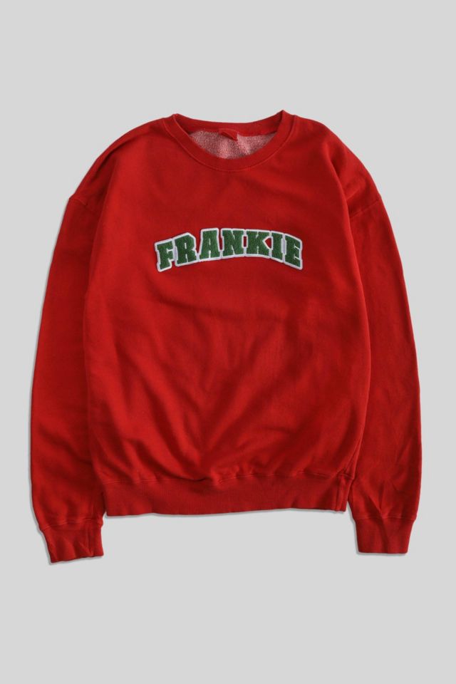 Frankie Upcycled Varsity Sweatshirt 006 | Urban Outfitters