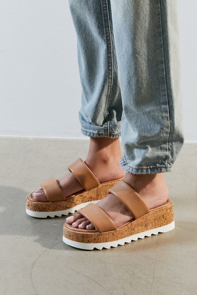 Steve Madden Defuse Cork Platform Sandal Urban Outfitters