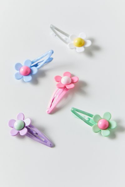 Flower Snap Clip Set | Urban Outfitters Canada