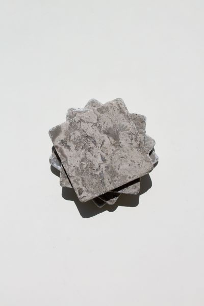 The Parmatile Shop Marble Coaster Set